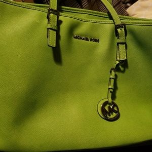Michael Kors zip top tote